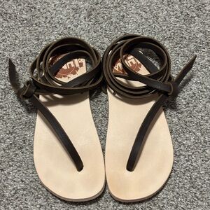 Luna Earth Multi-wrap Sandals- W7/M5
